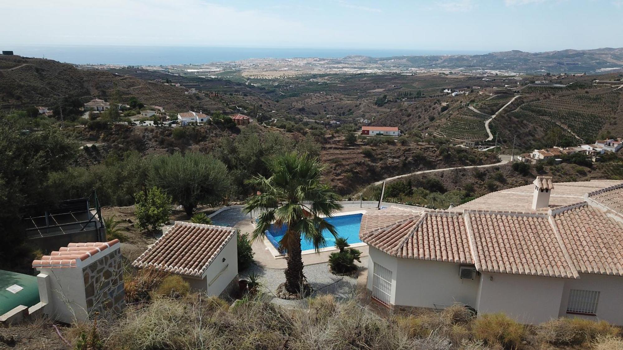 Villa Camakini With Heated Pool And Sea View Arenas  Eksteriør billede