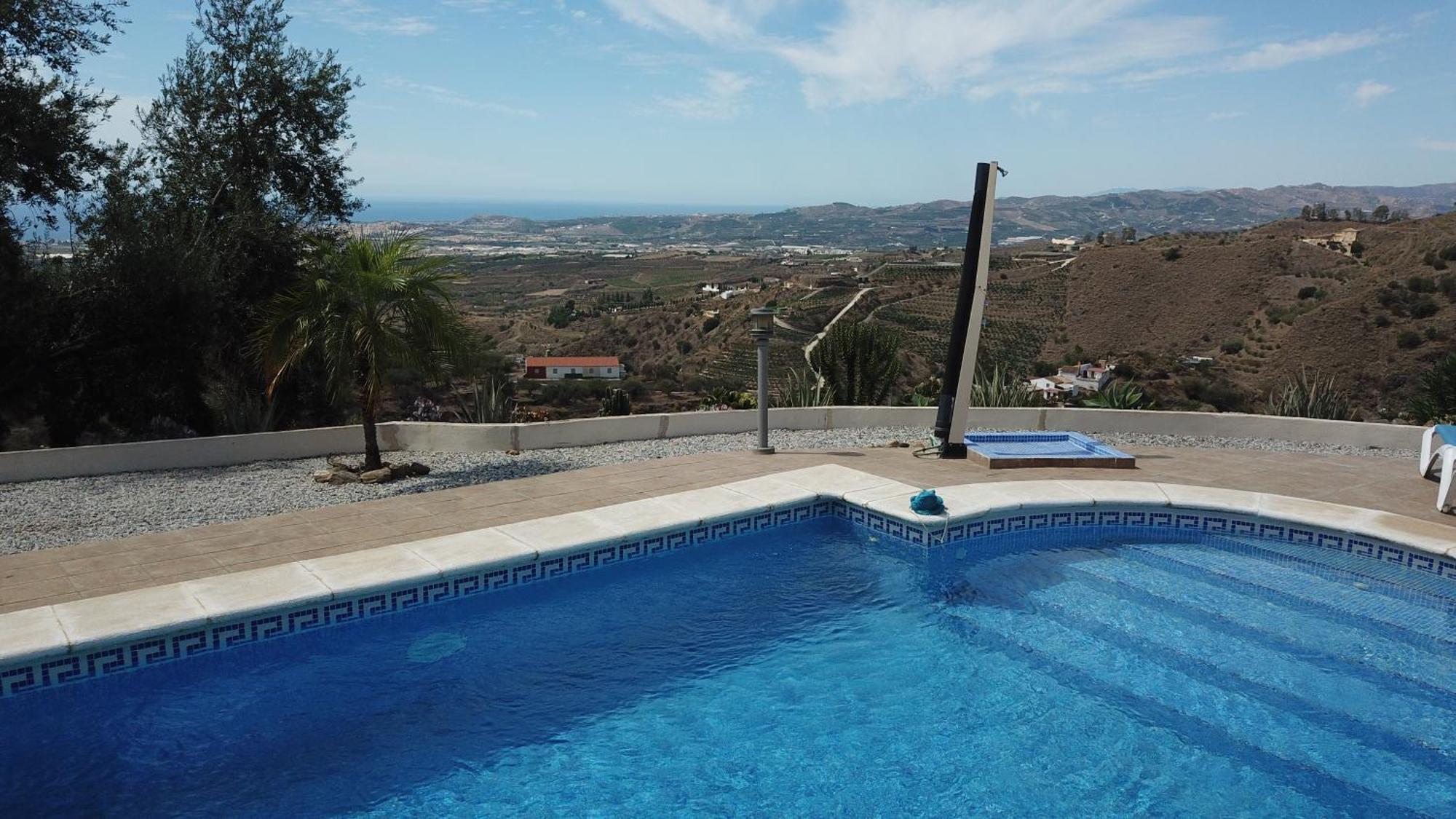 Villa Camakini With Heated Pool And Sea View Arenas  Eksteriør billede