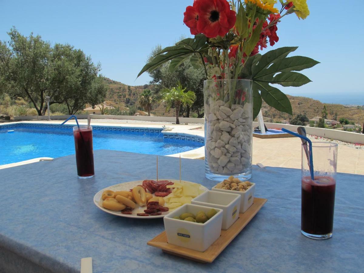 Villa Camakini With Heated Pool And Sea View Arenas  Eksteriør billede